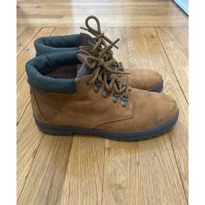 Brown Leather Ankle Boots